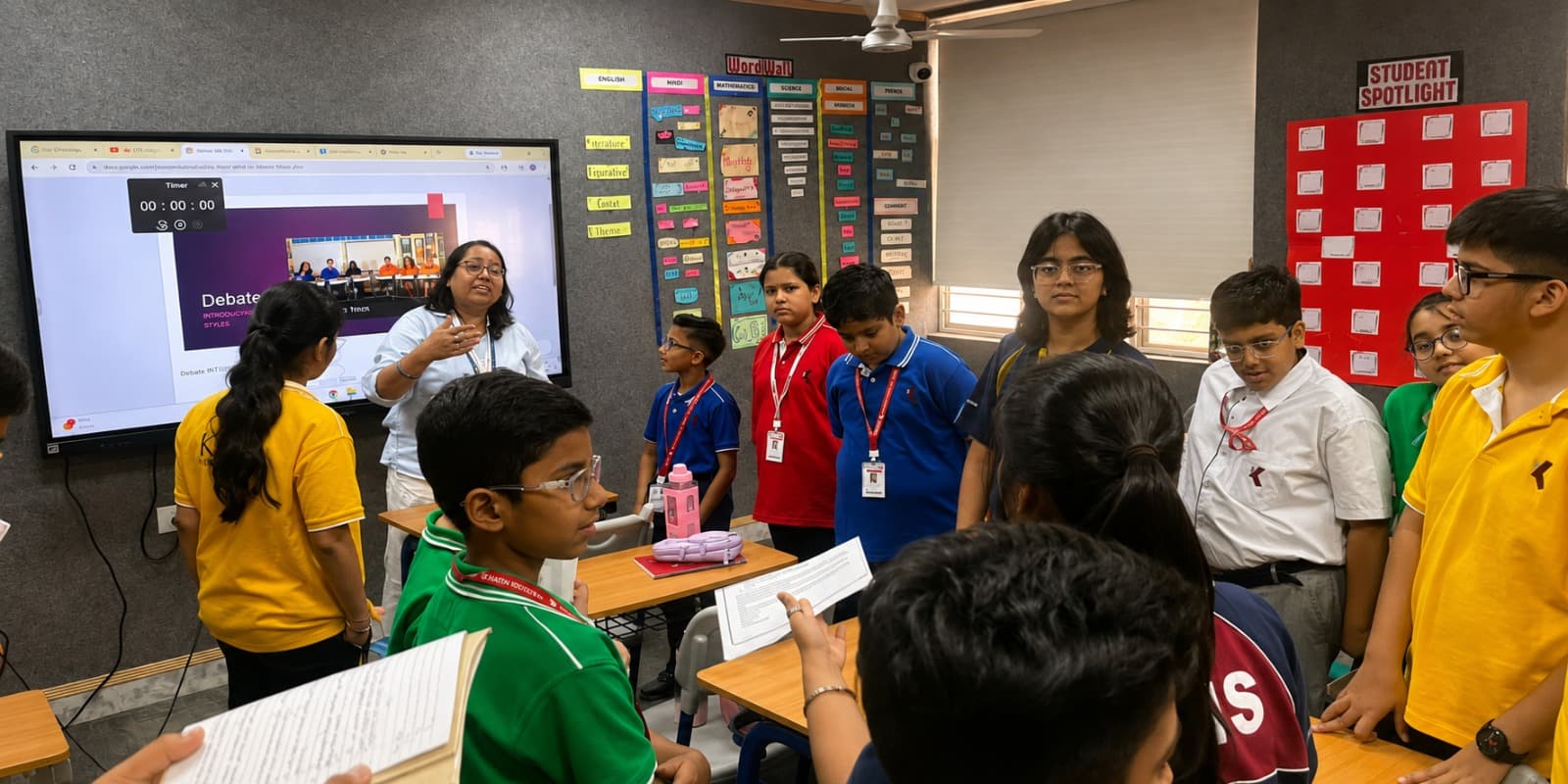 Building confidence through debate, dialogue, and expression.