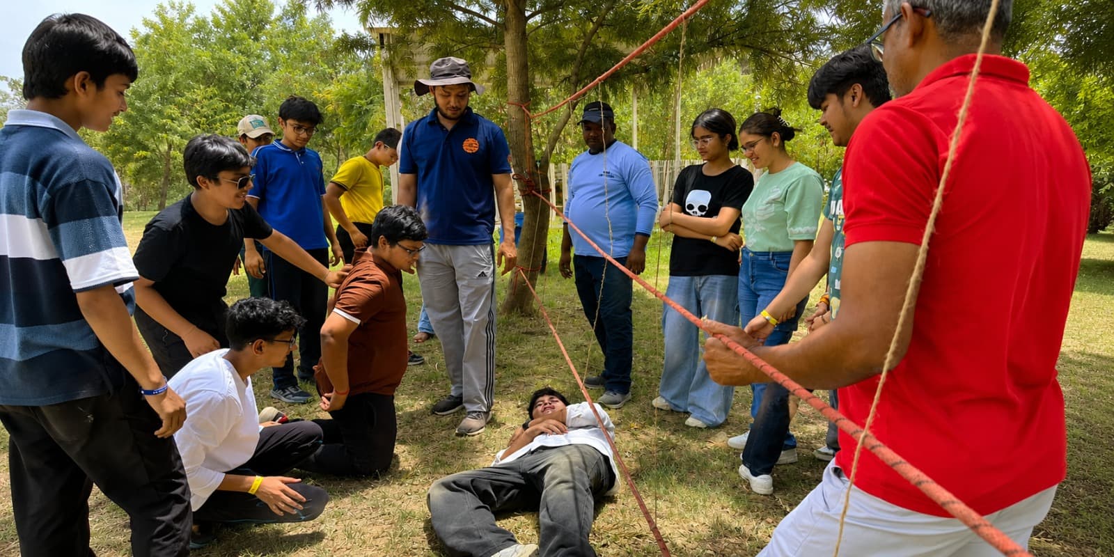 Building resilience through challenge, trust, and teamwork.