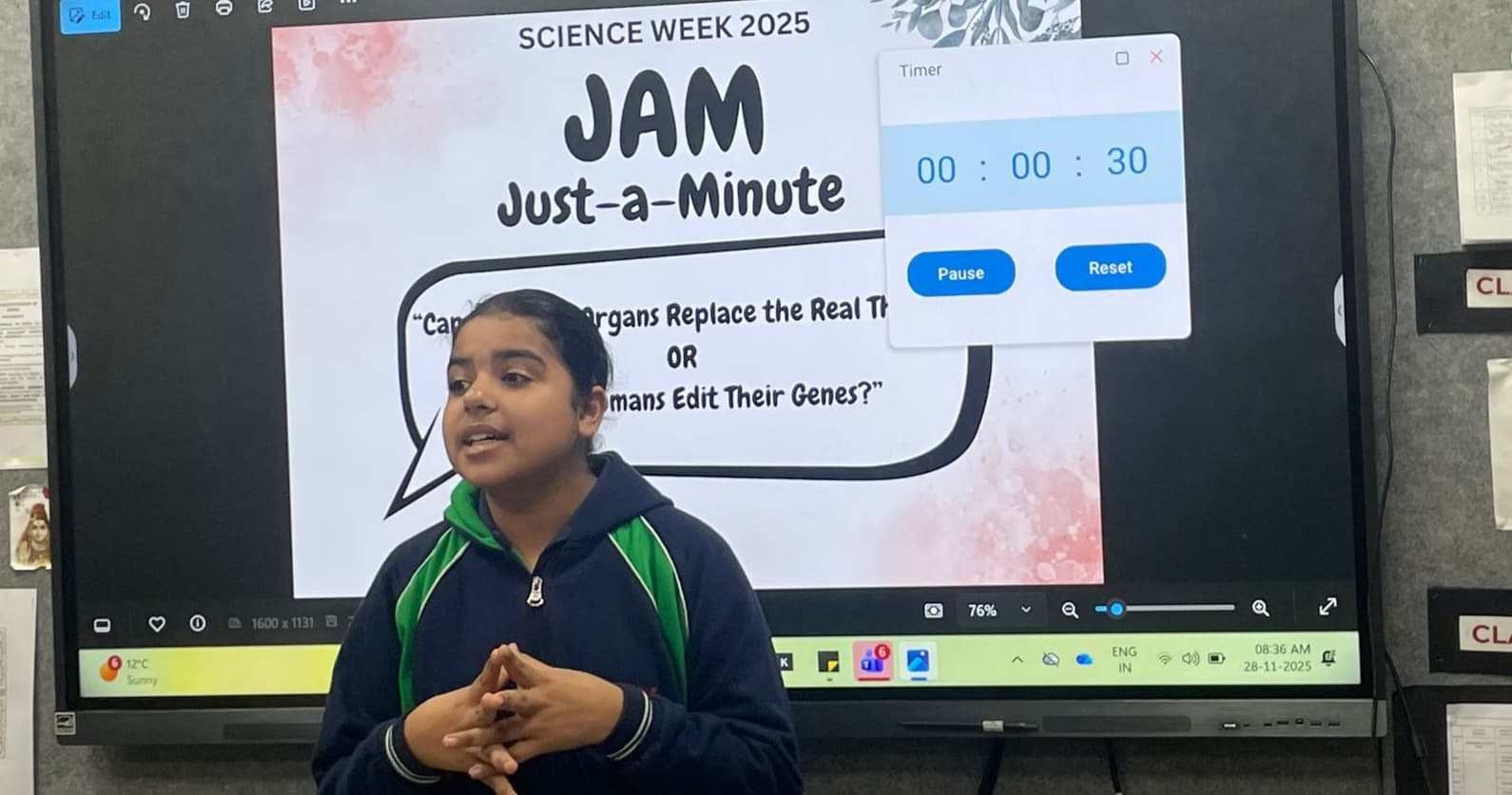 One-minute JAM: confident thoughts on the spot.