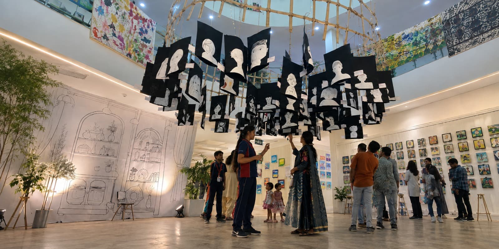 Kala Parv — where our campus turns into an open-air art gallery.