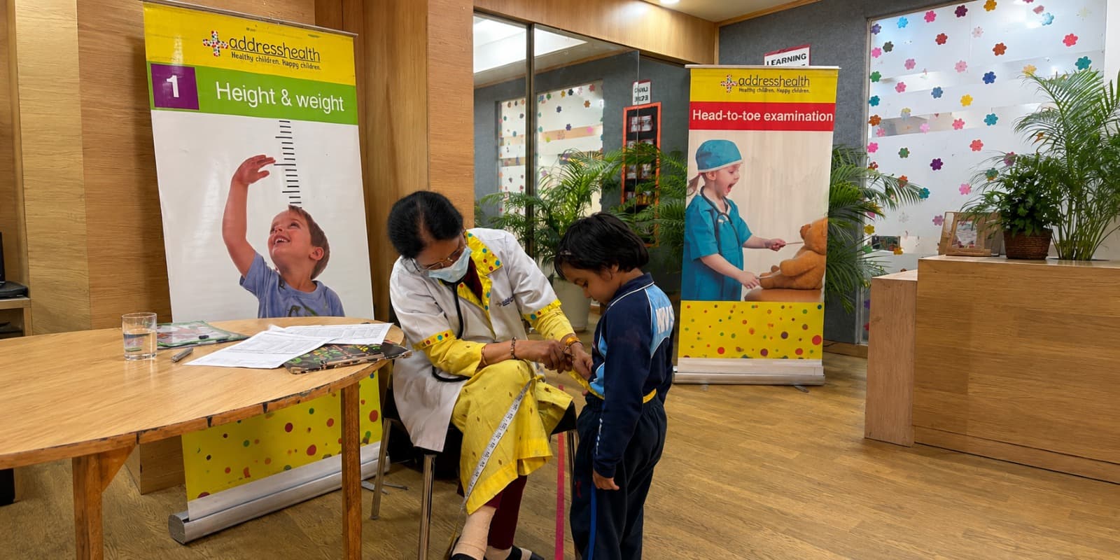 Regular Health Check-ups – Supporting Healthy Growth and Well-being.