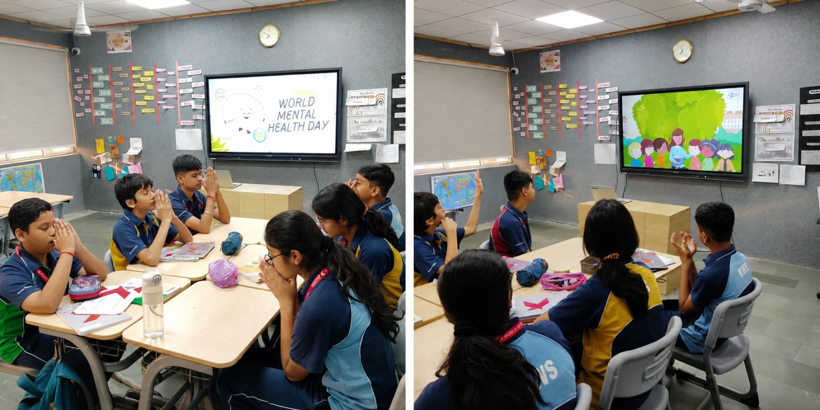 Celebrating World Mental Health Day with mindfulness and reflection.