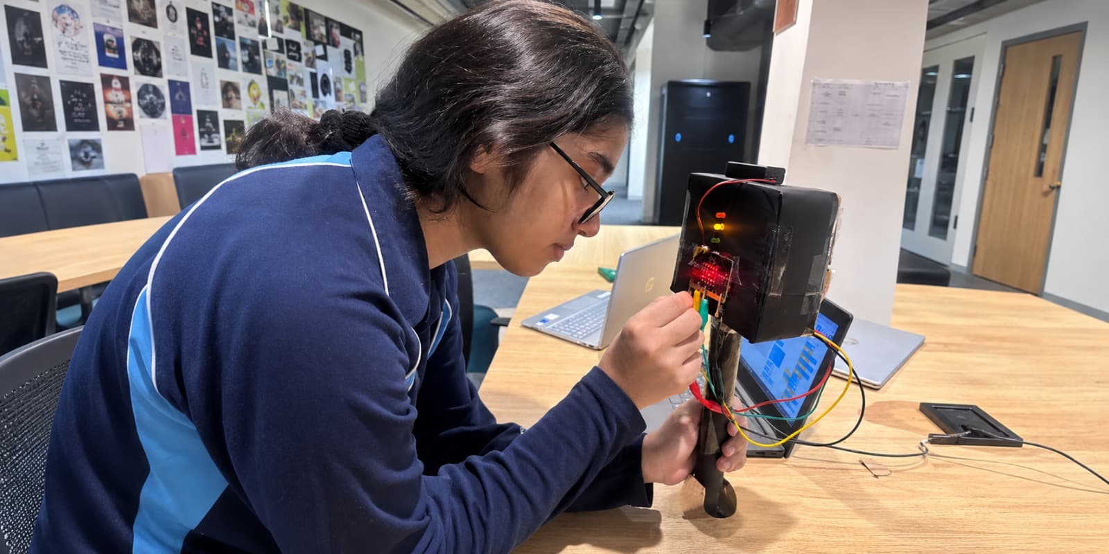 Robotics builds — from first circuit to working machine.