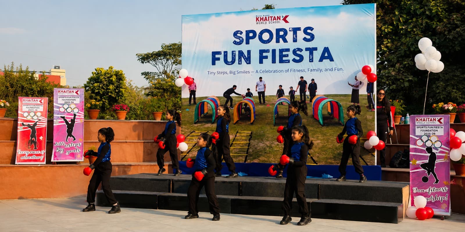 Celebrating fitness, teamwork, and fun at the Sports Fiesta.
