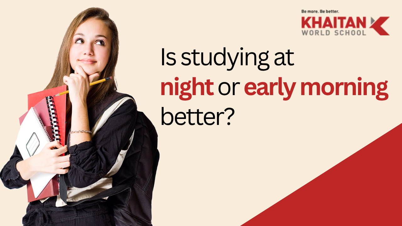 Is studying at night or early morning better?