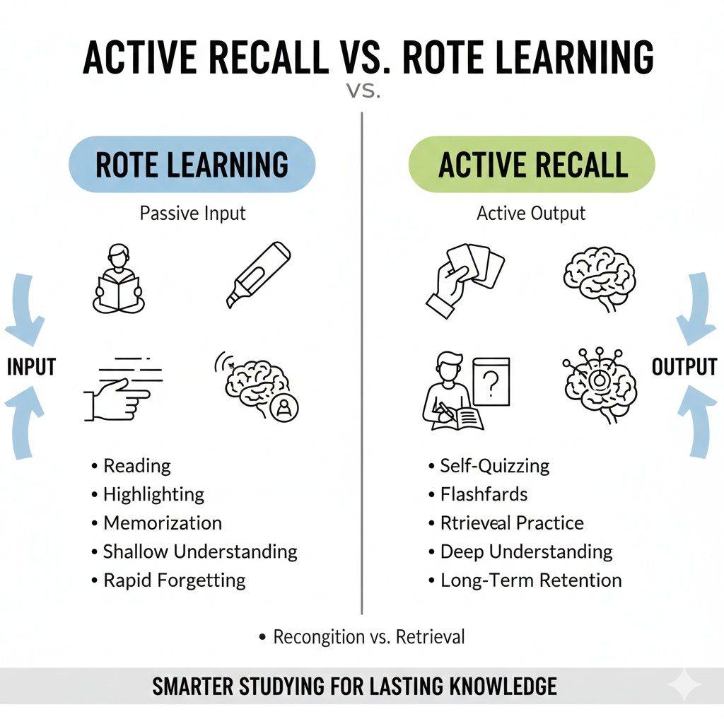 Active Recall Over Rote Learning How I Went From Lazy Student to a Success