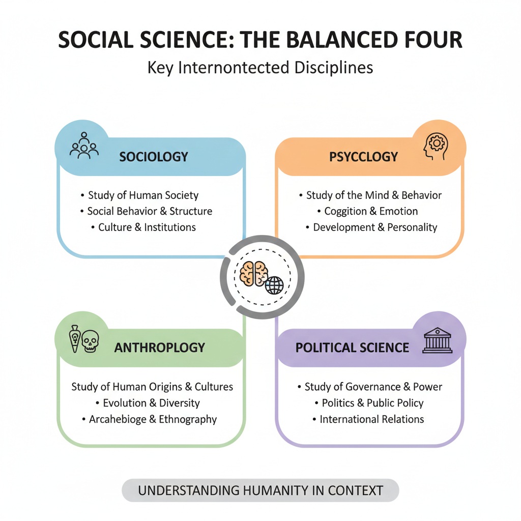 Social Science The Balanced Four CAN I SCORE 95+ ABOVE IN 10TH BOARDS
